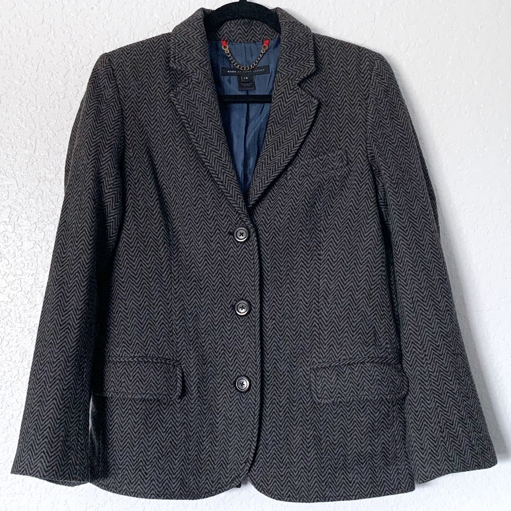 Marc by Marc Jacobs Herringbone Blazer